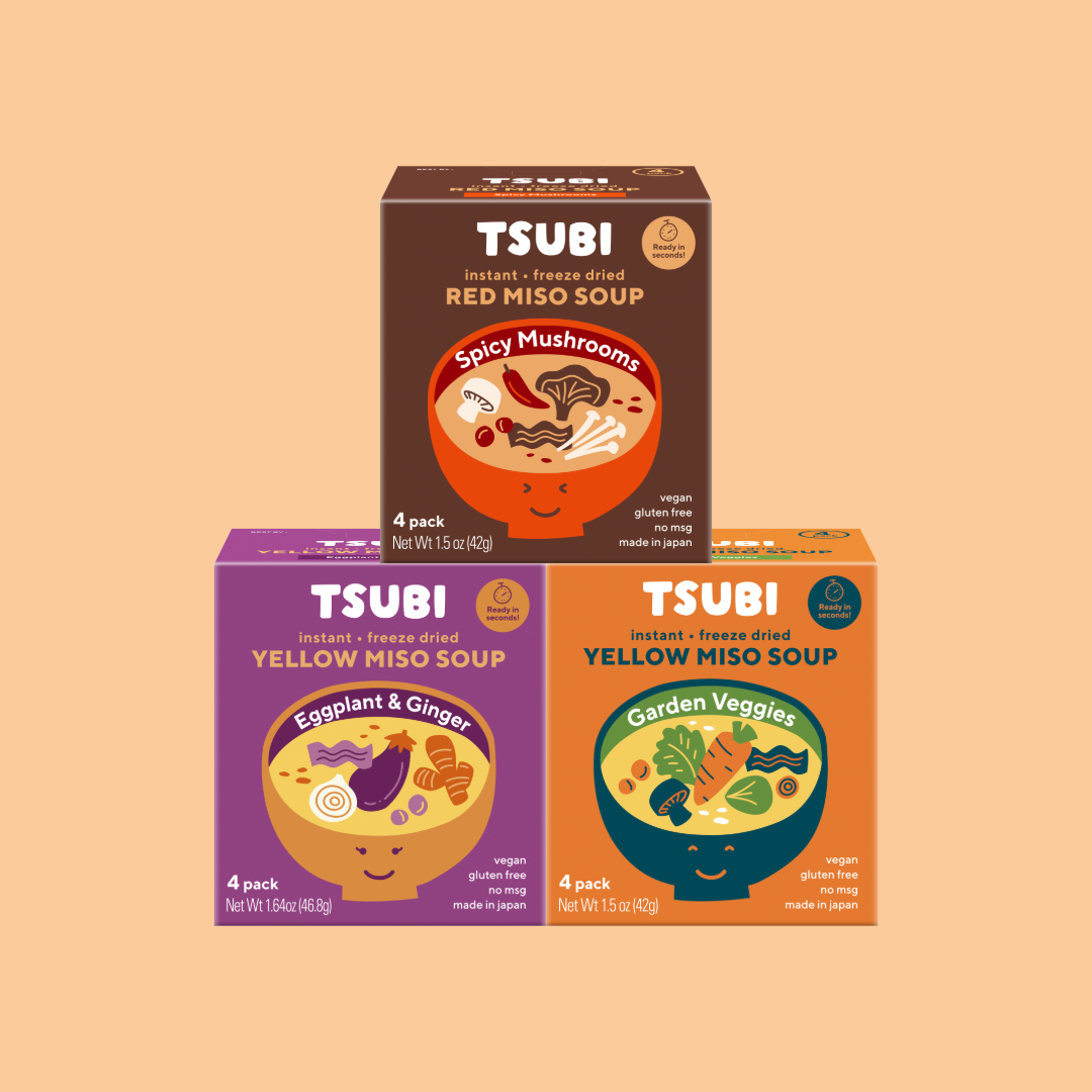 ** Pre-Sale ** Tsubi Favs Trio : 3 Flavors, 4 Soups Each. (Total 12 Soups)