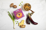 Yellow Miso with Eggplant, Ginger & Onions