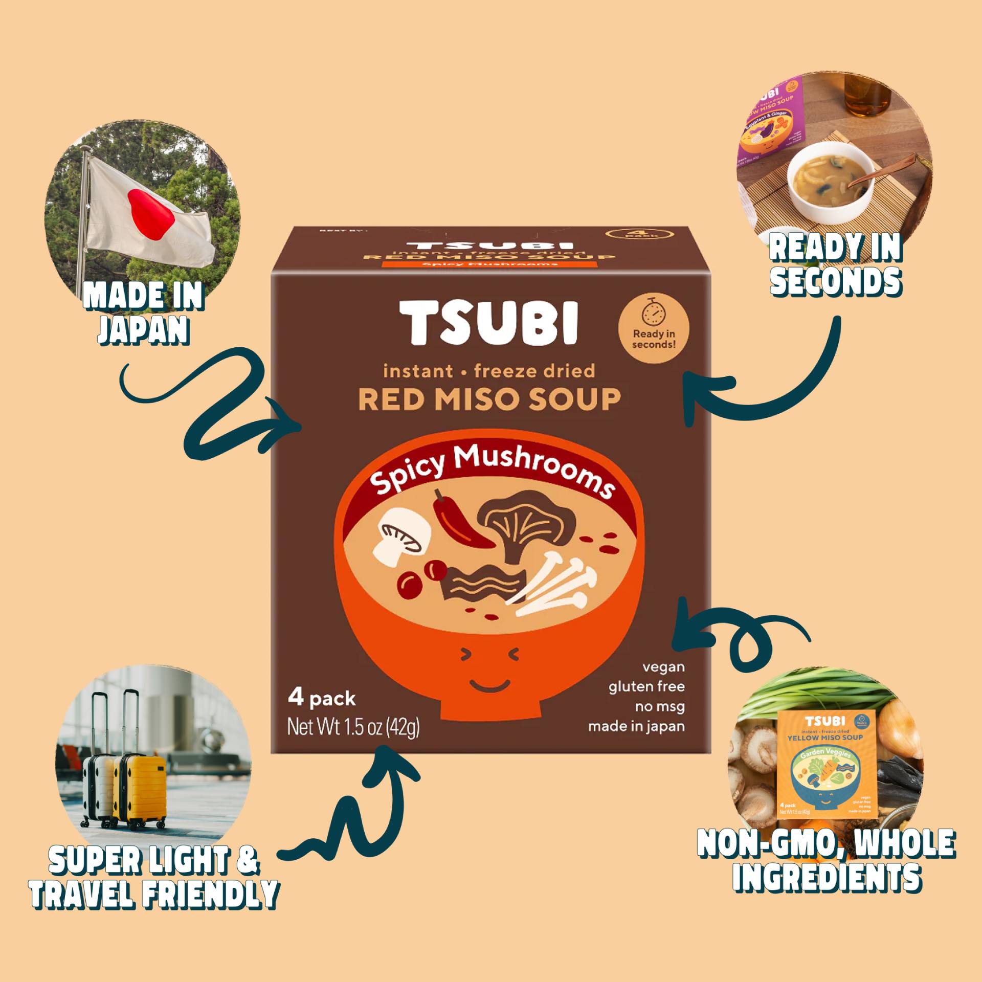 Mushroom Soup Mix | Plant-Based | Made in Japan | Pure