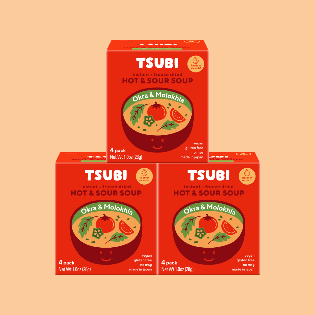New : Hot & Sour Tomato Soup with Okra & Molokhia